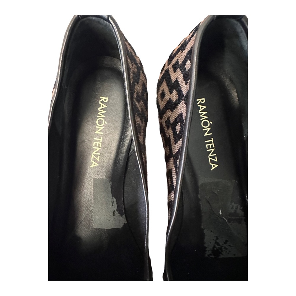 Ramon Tenza Geometric Print Loafer Flats Size 8.5N - Picture 7 of 7